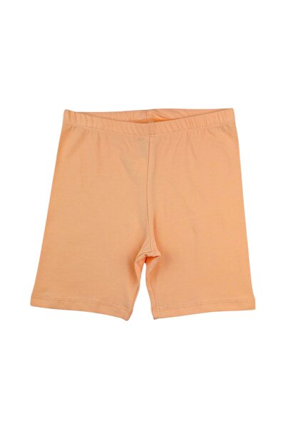 Via Girls 7-10 Years Old Girls' Leggings - 3 in Cotton Solid Color Short Leggings