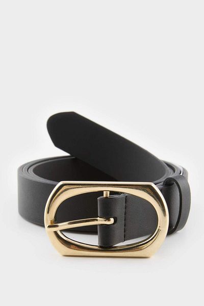 DeFacto Women's Faux Leather Casual Belt F1439Axns