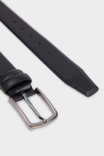 DeFacto Men's Rectangular Buckle Faux Leather Casual Belt F0436Axns