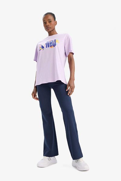 DeFacto Fit NBA Wordmark Oversize Crew Neck - Κοντομάνικο T-shirt A4120ax25sm