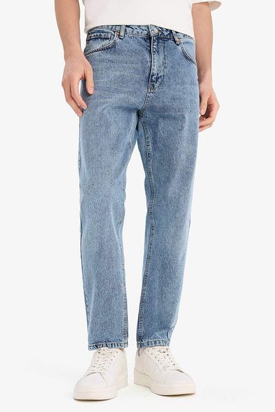 DeFacto 100% βαμβάκι 90's Slim Fit Skinny Fit Ψηλόμεσο Skinny Leg Jean Παντελόνι E1614ax25sp