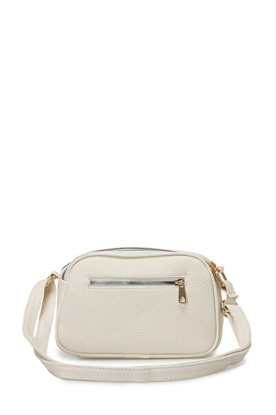 Polaris NTRL UCGZ CPRZ 5FX Ekru Kadın Çapraz Çanta