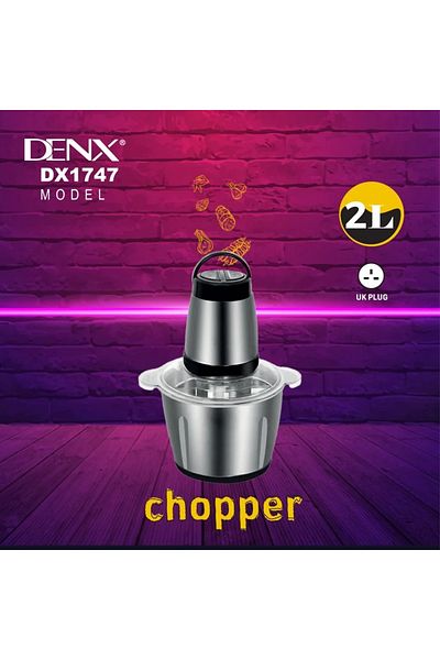 Denx مفرمة لحم وقطاعة متعددة الوظائف بقوة 850 واط من دينكس DX1736