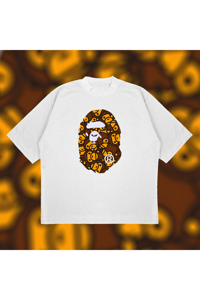 PURE POWER Tricou All Baby Milo Big Ape Head Tee Boxy Fit supradimensionat un...