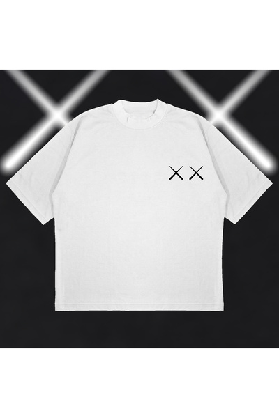 PURE POWER Μπλουζάκι Kaws oversized Unisex από βαμβακερό ύφασμα που αναπνέει
