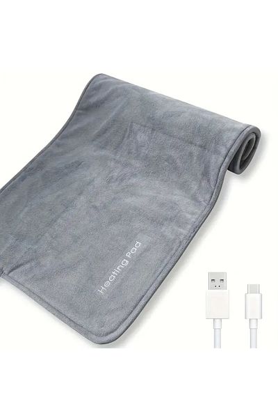Pros Electric Heating Pad for Pain Relief,USB Fast Heating Pad for Spasms,Back,Shoulder&Hand,Machine