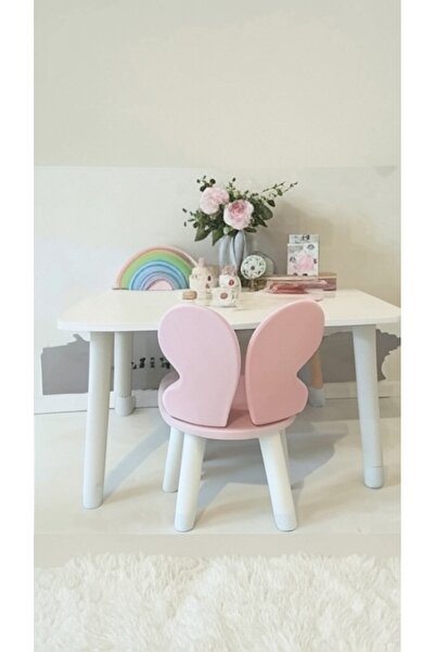 All For Claps Kelebek Sandalyeli Set, Çocuk Odası Montessori sandalyeli aktiv...