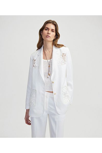 İpekyol Crochet Applique Blazer