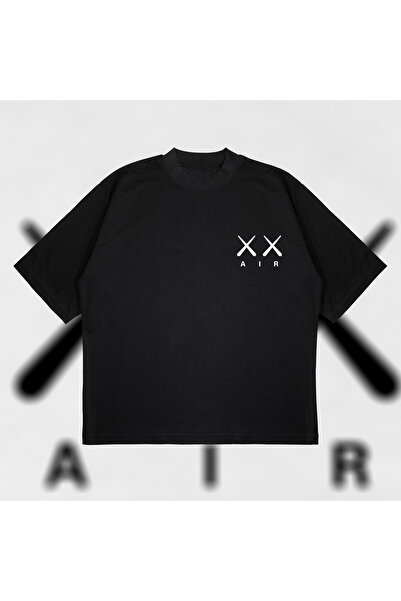 PURE POWER Μπλουζάκι Kaws X Air Boxy Fit oversized Unisex – Μπλουζάκι με τύπω...