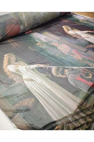 Kumaş Parça Imprimare plasă The Accolade Table (lățime 160 cm x lungime 150 cm)