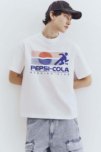 H&M Loose Fit Printed T-shirt