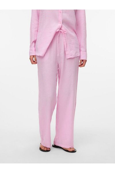 Vero Moda Hose mit weitem Beinschnitt VMLINN Mittlere Taille Hose