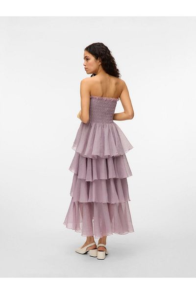 Vero Moda Kleid VMDELILAH Langes Kleid