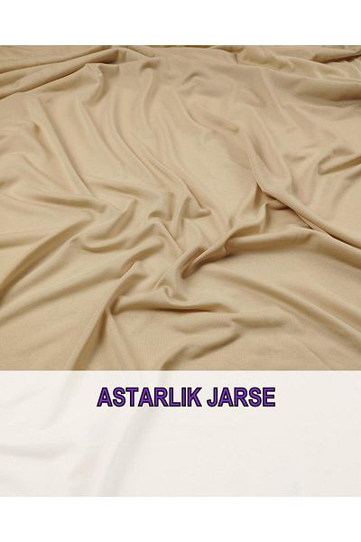 Kumaş Parça Denier Jersey σε καφέ γάλακτος (Πλάτος 150 cm x Μήκος 320 cm)