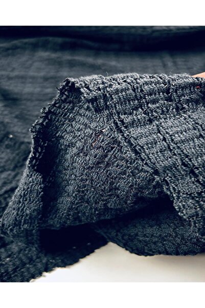 Kumaş Parça Dantela din bumbac în culoarea bleumarin închis (lățime 110 cm x ...