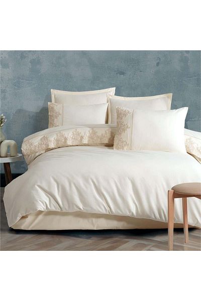 CEKAVE Duvet Cover Set Double Osela V2 Ecru