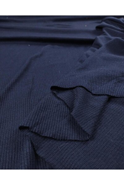 Kumaş Parça В'язаний дитячий капюшон темно-синього кольору (ширина 120 см, до...