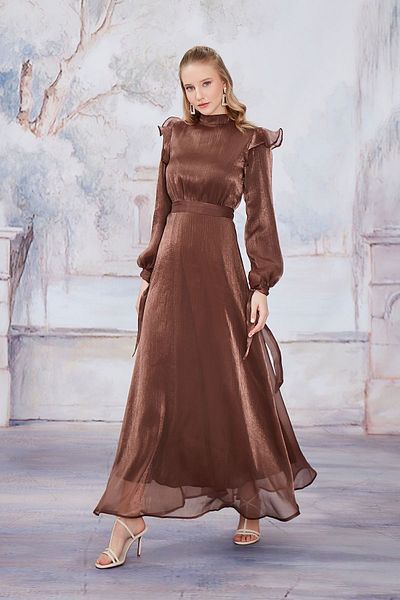 Birgül Bektaş Βραδινό φόρεμα Mira Brown