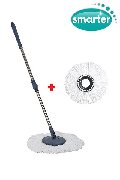 SMARTER Handle 2 Mop Mop Cleaning Set Compatible with Automatic Cleaning Set