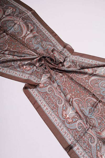 Levidor Patterned Indian Silk Shawl - Pattern-07 - Color-18