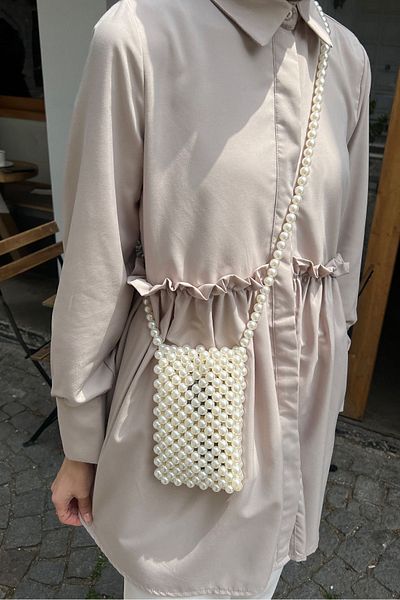 Birgül Bektaş Μακριά κάθετη τσάντα Pearl
