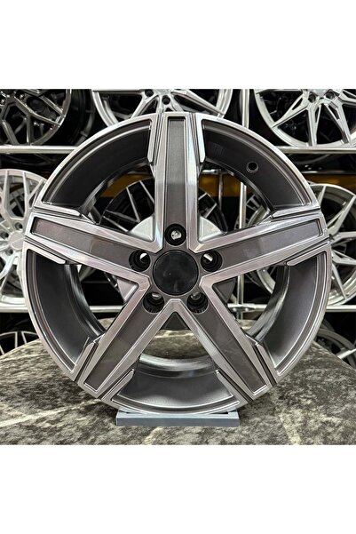 kormetal 15 inç 5x100 NAPOLİ POLO İBİZA UYUMLU Gun Metal Elmas Kesim Jant Modeli ( 4 ADET ) uyumlu