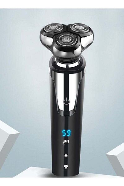 COOYA Electric Shaver, USB Rechargeable, Ipx7 Waterproof, Wet and Dry, 4 in 1, Premium Blades, For Men