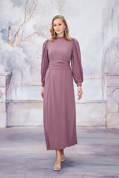 Birgül Bektaş Φόρεμα Dusty Rose Nora