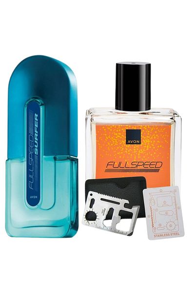 Dactylion Set apa de toaleta Full Speed Surfer 75 ml, apa de toaleta Full Speed 30 ml, card multifunctional