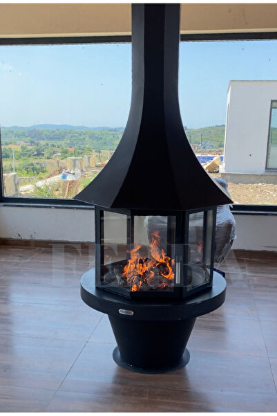 FERBA Octagon 8 Gen Metal Orta Şömine