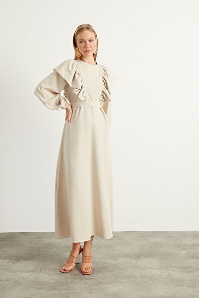 Birgül Bektaş Mink Lady Evening Dress