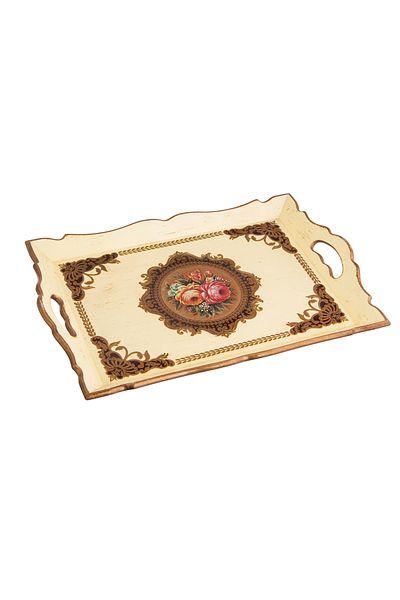 Dania Wood Serving Tray Classic Design 30x48 Cm