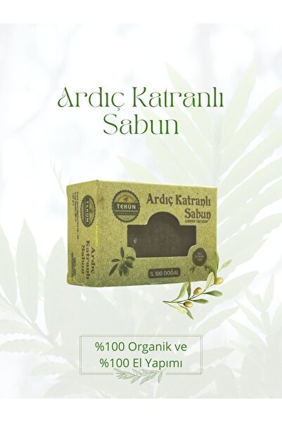 TEKÜN SABUN 120gr Ardıç Katranlı Organik Sabun