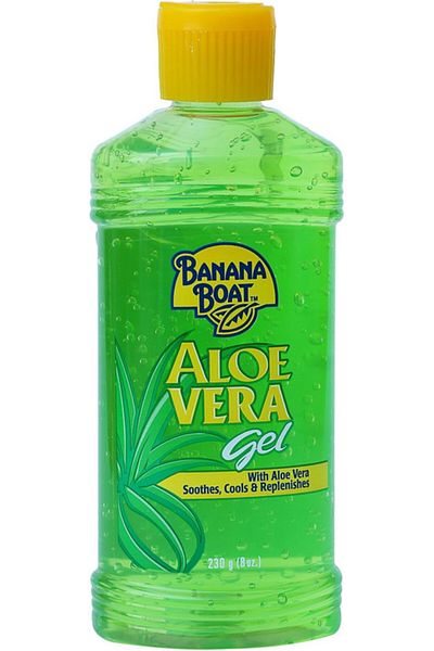 Banana Boat aloe vera gel-with pure leaf juice extracts-for all skin types-230g