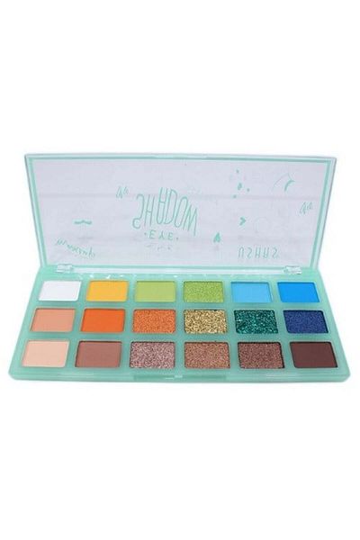 Ushas Paleta farduri de ochi, Ushas, ​​očné tiene Glitter, 18 farieb