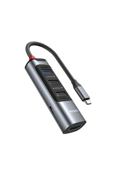 Yesido HB22 5 in 1 USB-C / Type-C Multifunction Docking Station HUB Adapter
