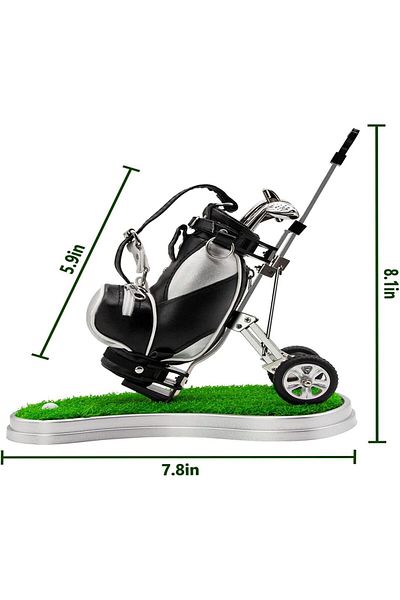 COOYA Paporich Golf Pen Holder Desk, Golf Pen Cup Holder Organizer, Mini Golf Pen Holder Organizer