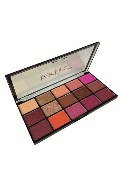 TECHNIC Paleta fard de ochi, Technic, Hot Love, 15 farieb
