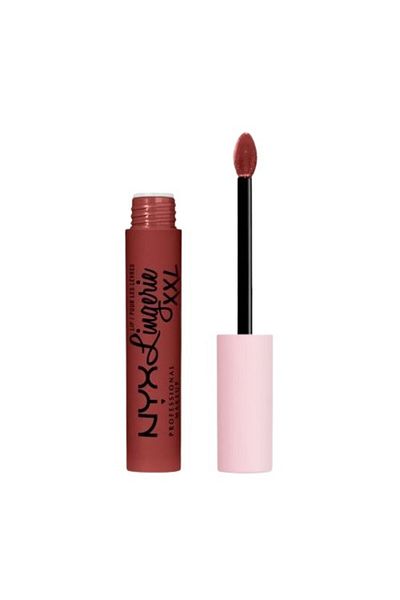 NYX Professional Makeup Matný tekutý rtěnkový make-up Ruj Lichid Mat, NYX Professional Makeup, rtěnka Lip Lingerie XXL, odstín 08 Straps Off, 4 ml