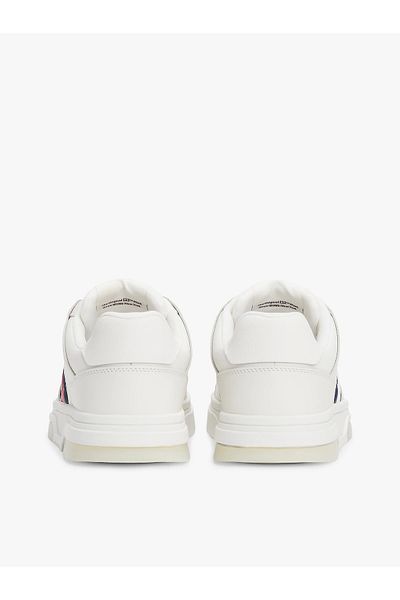 Tommy Hilfiger The Brooklyn Leather Ess Men's Ecru Sneaker Em0Em01576Tcr
