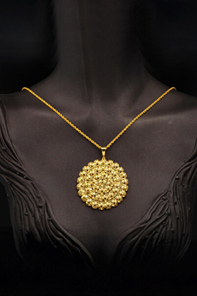 Bilezikci Işık Çemberi 22 Ayar Altın Kolye Ucu