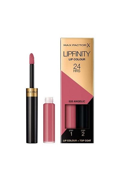 Max Factor Ruj de buze rezistent la transfer, Max Factor, Lipfinity, 020 Angelic