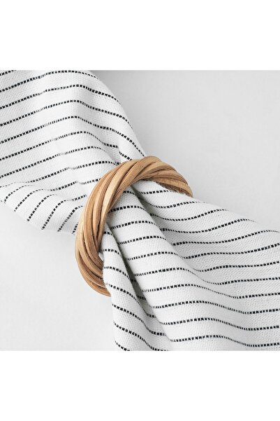 IKEA Vargfisk Natural Rattan Handmade Napkin Rings – Set Of 4, Eco-friendly & Unique Table Decor