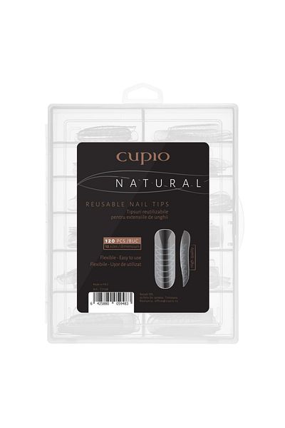 Cupio Tipsuri reutilizabile Cupio - Natural 120buc