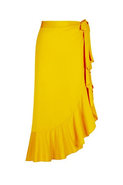 Remsa Mayo Ruffled Spanish Skirt Pareo Connectable Colorful