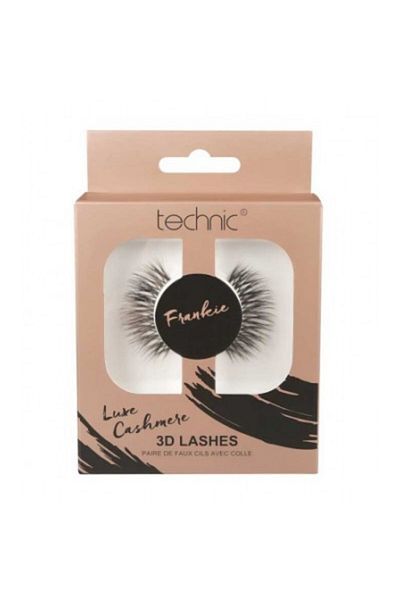 TECHNIC False Eyelashes, , Luxe Cashmere 3d Lashes, Frankie, Glue Included