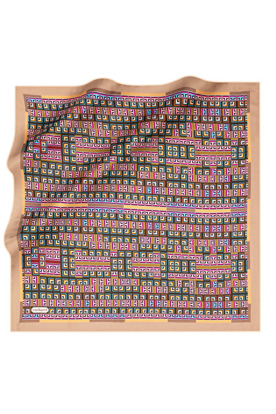 Cacharel Geometrik Desenli Cacharel Twill Eşarp