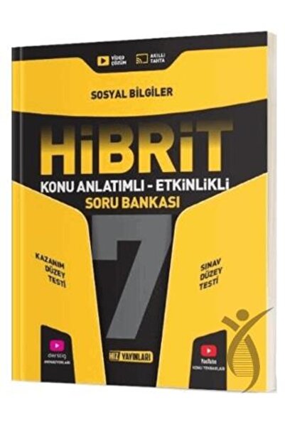 Hız Yayınları 7. Sınıf Sosyal Bilgiler HİBRİT Konu Anlatımlı Etkinlikli Soru ...