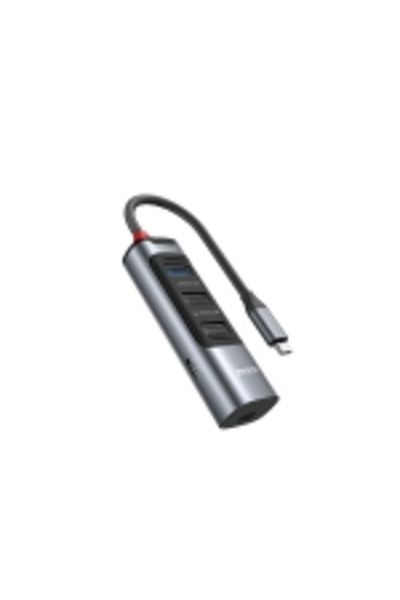 Yesido HB24 5 in 1 USB-C / Type-C Multifunction Docking Station HUB Adapter