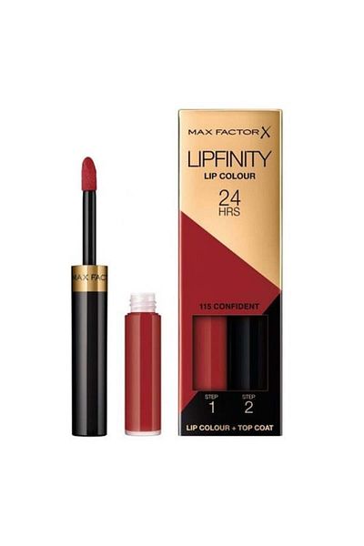 Max Factor Transfer Resistant Lipstick, , Lipfinity, 115 Confident